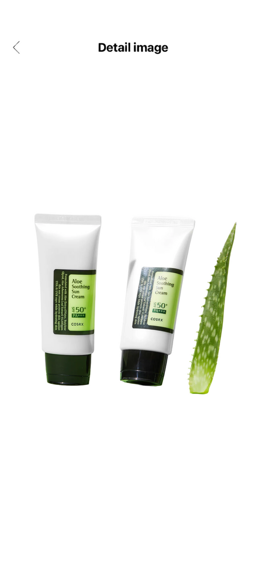 COSRX Aloe Soothing Sun Cream SPF50+ PA+++