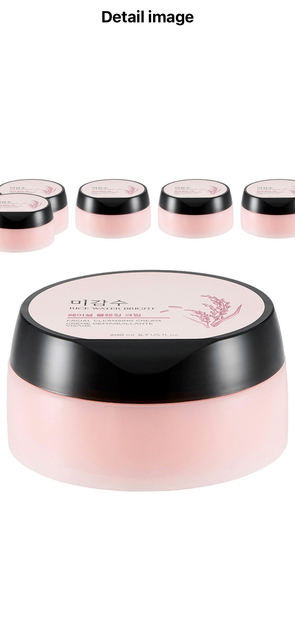 The Face Shop Rice Water Bright Facial Cleansing Cream 200ml