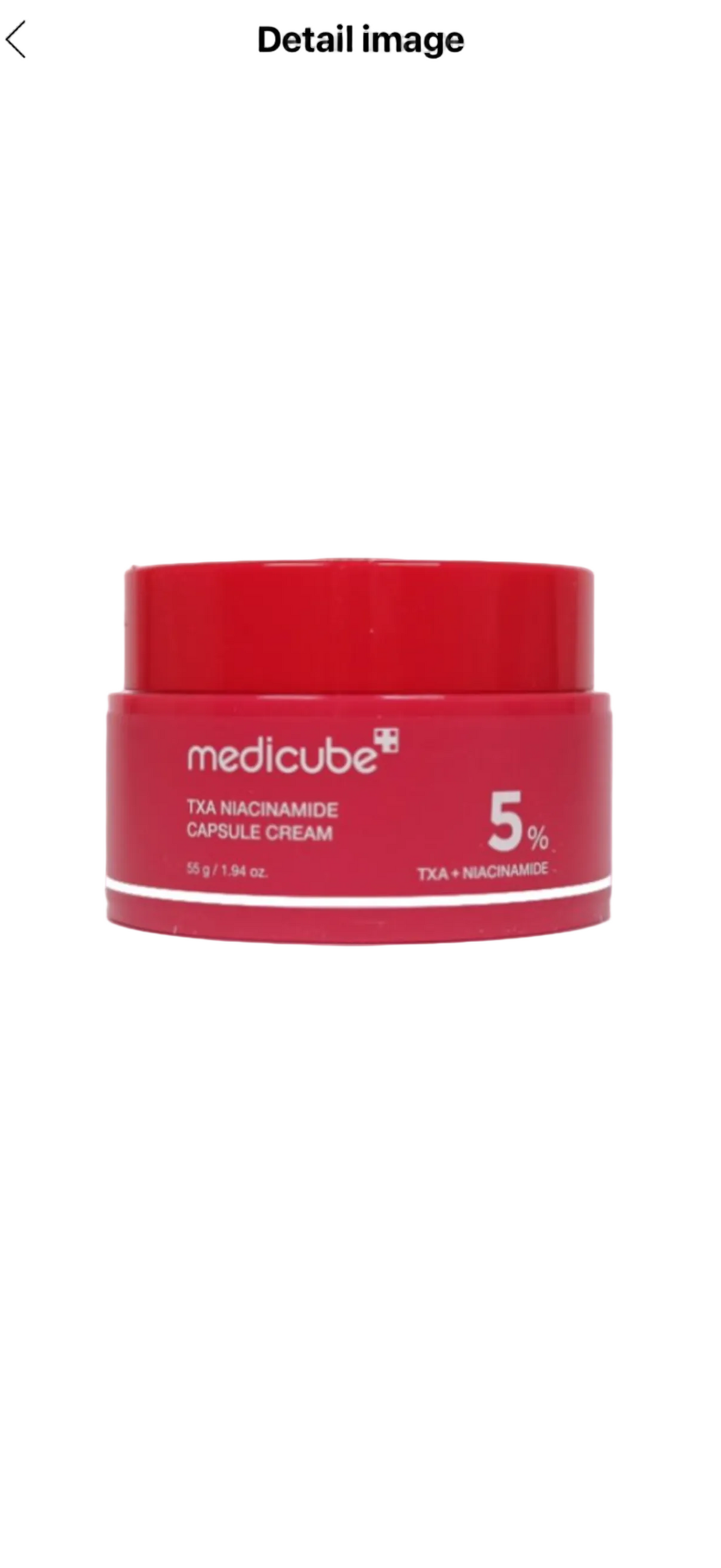 Medicube TXA Niacinamide Capsule Cream 55g