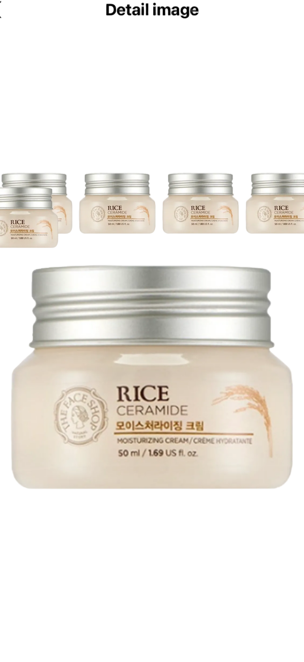The Face Shop Rice & Ceramide Moisturizing Cream 50ml