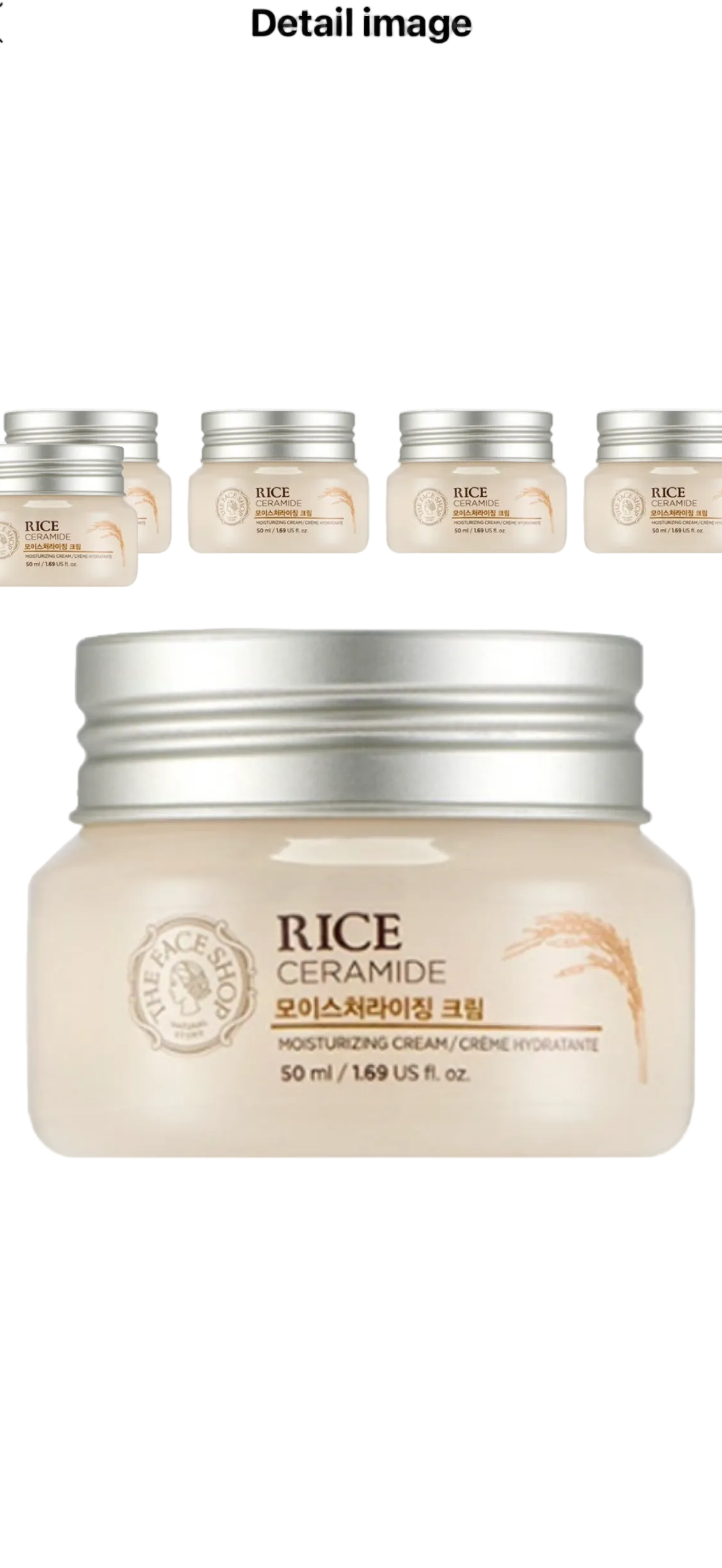 The Face Shop Rice & Ceramide Moisturizing Cream 50ml